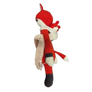 Rókamama és róka baba - Horgolt játék - játék & sport - baba & babaház - baba - Meska.hu