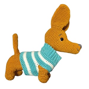 Tacskó pulóverben - játék & sport - plüssállat & játékfigura - kutya - Meska.hu