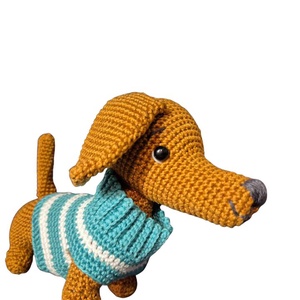 Tacskó pulóverben - játék & sport - plüssállat & játékfigura - kutya - Meska.hu