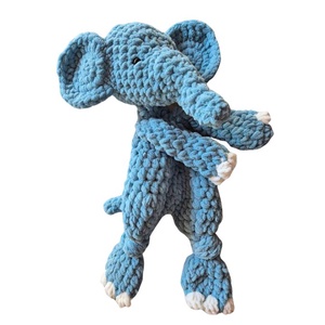 Elefánt - Plüss horgolt kicsi elefánt alvótárs, Játék & Sport, Plüssállat & Játékfigura, Elefánt, Horgolás, MESKA