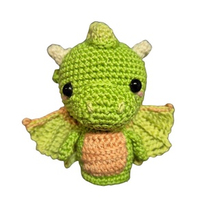 Sárkány - horgolt, mini játék - játék & sport - plüssállat & játékfigura - plüss sárkány - Meska.hu