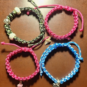 Karkötő, Ékszer, Karkötő, Fonott karkötő, Ékszerkészítés, MESKA