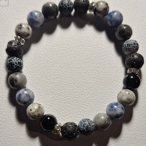 Ásványgyöngy karkötő - Meska.hu