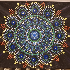 Mandala kép - Meska.hu