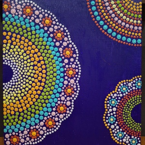 Tavaszra várva - Mandalakép, Otthon & Életmód, Dekoráció, Kép & Falikép, Vászonkép, Festészet, MESKA