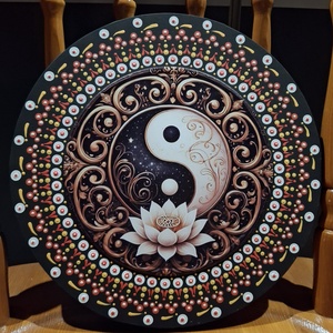 Jin-Jan - Mandala falikép - Meska.hu