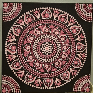 Szerelem - 20x20-as mandalakép - Meska.hu