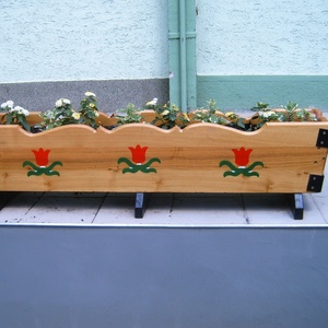 balkonláda virágláda virágtartó virágállvány virágkaspó kaspó virágpolc teraszláda virágdézsa faláda tulipánosláda , Otthon & Életmód, Dekoráció, Virágdísz és tartó, Virágtartó, , MESKA