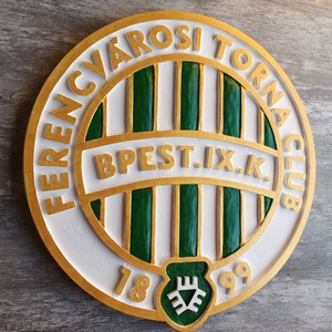 fradi címer focicímer fradi ajándék falikép focicsapat címer FTC  - Meska.hu
