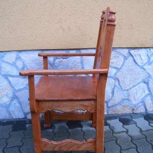 tulipánosszék tulipánosbútor festettbútor festett tulipán faszék bútor antikszék fabútor népibútor tulipánszék karosszék - otthon & életmód - bútor - szék & fotel - Meska.hu