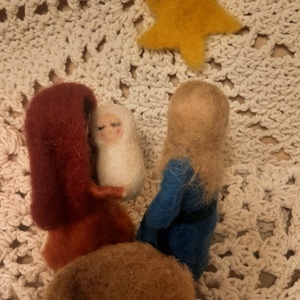 Tűnemez Betlehem - karácsony - karácsonyi lakásdekoráció - karácsonyi lakásdíszek - Meska.hu