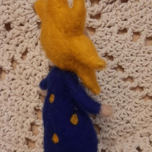 Tűnemez napocska manó égbolt ruhában - otthon & életmód - dekoráció - manók - Meska.hu