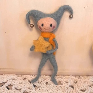 Csörgősipkás csillagmanó - otthon & életmód - dekoráció - manók - Meska.hu