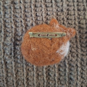 Róka kitűző - ékszer - kitűző és bross - Meska.hu