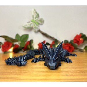 3d nyomtatott kristály sárkány - Meska.hu