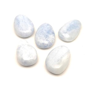 Átfúrt Kalcit kék csepp medál, Ékszer, Nyaklánc, Medál, , MESKA