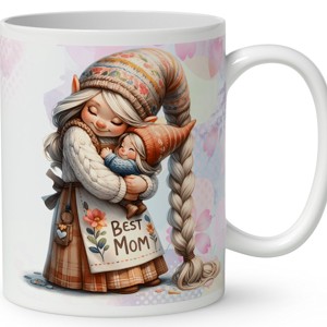 Névvel kérhető - Cuki Anya manó & Kicsi Fia mintás bögre - otthon & életmód - konyhafelszerelés, tálalás - tálalás - bögre & csésze - Meska.hu