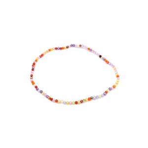Cirkon fazettált vegyes golyó karkötő 2mm, Ékszer, Karkötő, Ásványkarkötő, , MESKA
