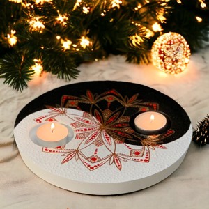 Jin Jang mécsestartó, Otthon & Életmód, Gyertya, illat, aroma, Mécses és mécsestartó, Festett tárgyak, MESKA