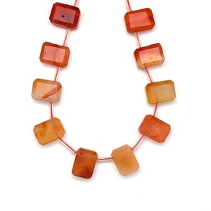 Karneol tégla 13x17x8mm, Kellékek & szerszámok, Ásvány alapanyag, Ásványfüzér, , MESKA