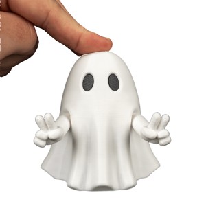 Vicces nyomogatós szellem figura felugró karokkal � Halloween asztali dísz és fidget játék, 10 cm - Meska.hu