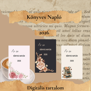 Az én könyves naplóm - 2026 - Meska.hu