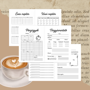 Egyetemi évem (2026) - naptár + napló egyetemistáknak - otthon & életmód - papír, írószer - naptár & tervező - Meska.hu