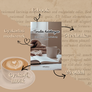 Vizsgaidőszak 2 hét alatt - e-book + munkafüzet - könyv & zene - könyv - Meska.hu