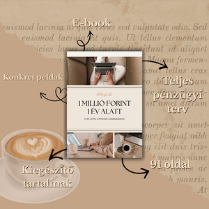 1 millió forint 1 év alatt � ebook + kiegészítő tervezők - könyv & zene - könyv - Meska.hu