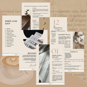 1 millió forint 1 év alatt � ebook + kiegészítő tervezők - könyv & zene - könyv - Meska.hu