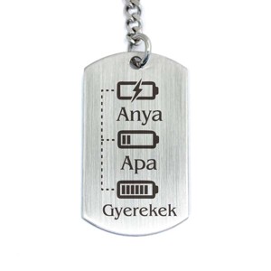 Szeretet energiája acél medálos kulcstartó, Táska & Tok, Kulcstartó & Táskadísz, Kulcstartó, , MESKA