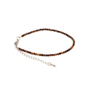 Tigrisszem kapcsos állítható fazettált golyó karkötő 22,5 mm, Ékszer, Karkötő, Ásványkarkötő, , MESKA