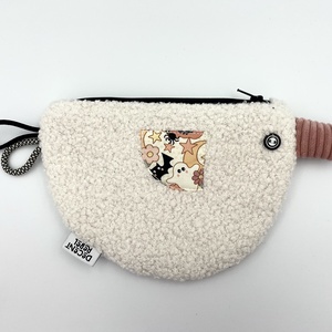 Kacsa haver pipere táska - tört fehér buklé/halloween - táska & tok - neszesszer - Meska.hu