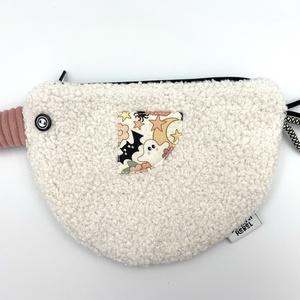 Kacsa haver pipere táska - tört fehér buklé/halloween - táska & tok - neszesszer - Meska.hu