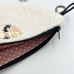 Kacsa haver pipere táska - tört fehér buklé/halloween - táska & tok - neszesszer - Meska.hu