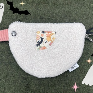 Kacsa haver pipere táska - tört fehér buklé/halloween, Táska & Tok, Neszesszer, Varrás, MESKA