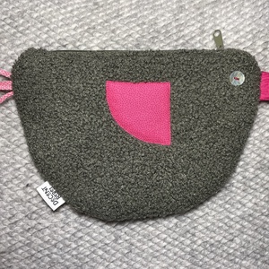 Kacsa haver pipere táska - zöld buklé/magenta, Táska & Tok, Neszesszer, Varrás, MESKA