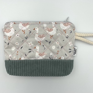 Steppelt, libás pipere táska - szürke/szürkéskék kord - táska & tok - neszesszer - Meska.hu