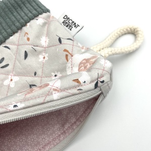 Steppelt, libás pipere táska - szürke/szürkéskék kord - táska & tok - neszesszer - Meska.hu