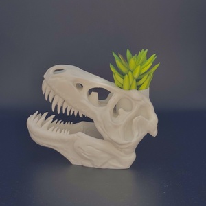 T-Rex dinoszaurusz figura  Egyedi dekorációs kaspó - otthon & életmód - dekoráció - virágdísz és tartó - cserép & kaspó - Meska.hu