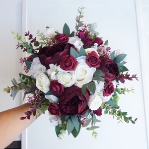 Vintage bordó esküvői SZETT - esküvő - dekoráció - asztaldísz - Meska.hu