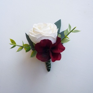 Vintage bordó esküvői SZETT - esküvő - dekoráció - asztaldísz - Meska.hu