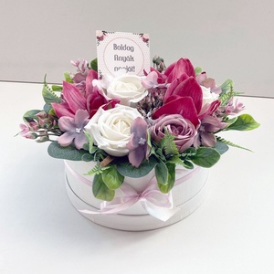 Anyák napi virág doboz  - otthon & életmód - dekoráció - virágdísz és tartó - virágbox, virágdoboz - Meska.hu