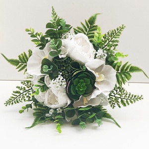 Greenery menyasszonyi csokor örökvirág - esküvő - menyasszonyi- és dobócsokor - Meska.hu