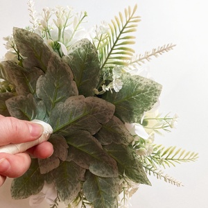 Selyemvirág menyasszonyi csokor  - esküvő - menyasszonyi- és dobócsokor - Meska.hu