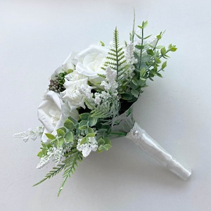 Selyemvirág menyasszonyi csokor - esküvő - menyasszonyi- és dobócsokor - Meska.hu