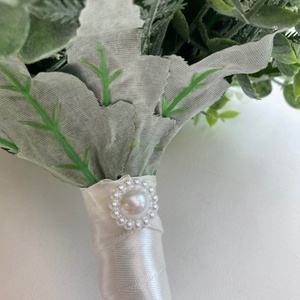 Selyemvirág menyasszonyi csokor - esküvő - menyasszonyi- és dobócsokor - Meska.hu