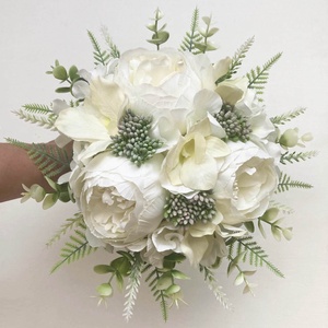 Selyemvirág menyasszonyi csokor - esküvő - menyasszonyi- és dobócsokor - Meska.hu