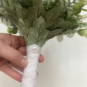 Selyemvirág menyasszonyi csokor - esküvő - menyasszonyi- és dobócsokor - Meska.hu