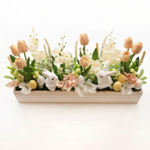 Nagy húsvéti virágláda asztaldísz - Meska.hu